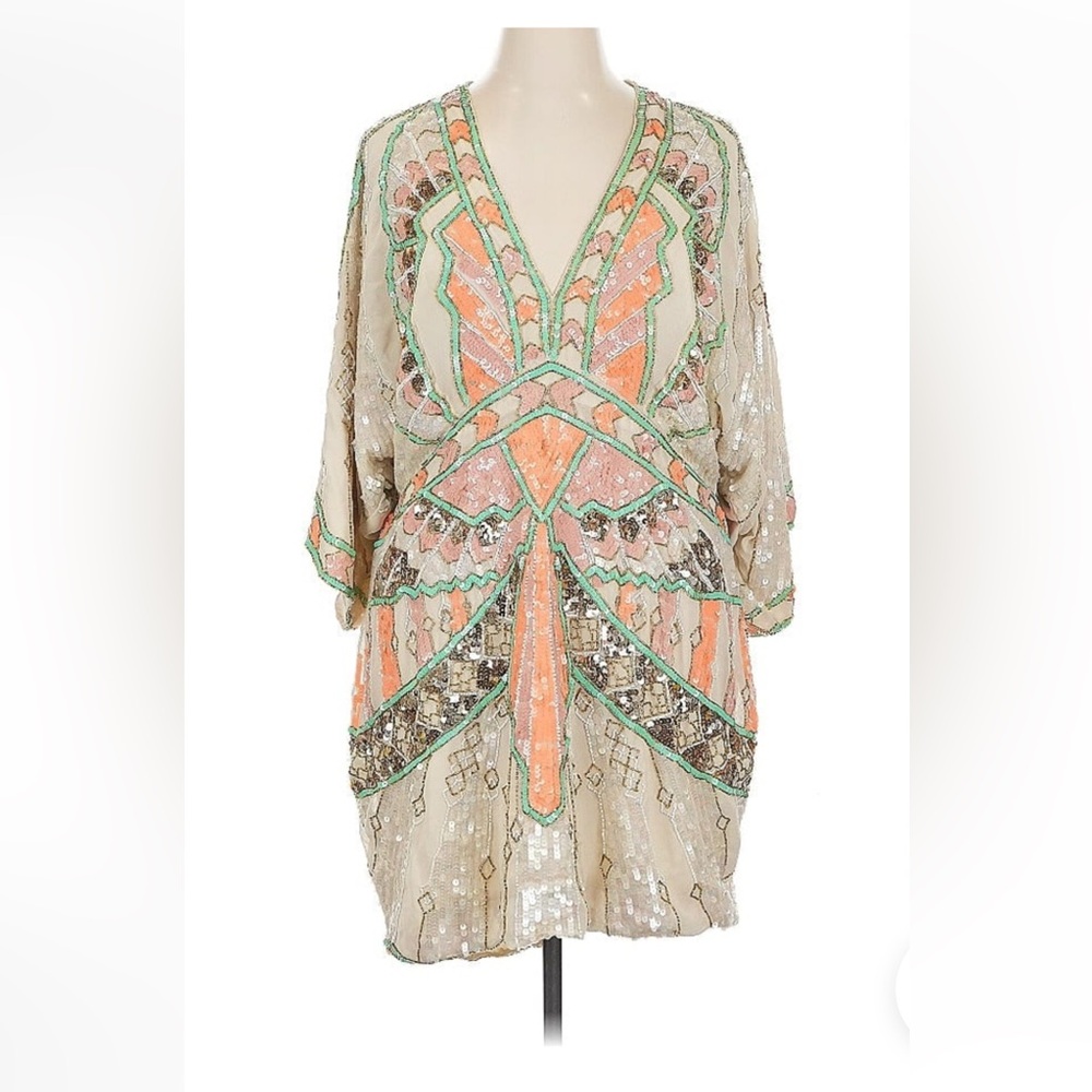 ASOS Curve Sequin Embellished Tunic Dress